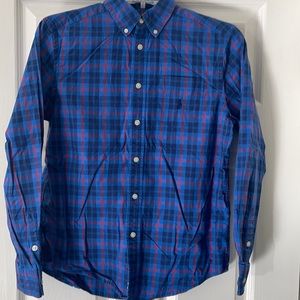 Boys Ralph Lauren plaid button down shirt